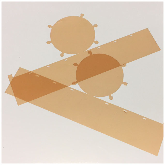 Passgenaue UV-Filter zur Farbtemperaturreglung von LEDs . Material: UV-Warmlichtfilter-Folie